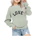 thumbnail image 1 of Fashion Kids Sweatshirts Plain Toddler Kids Boys Fashion Cute Solid Color Long Sleeve Crewneck Sweatshirt Pullover Hoodies School winter clothes, 1 of 7