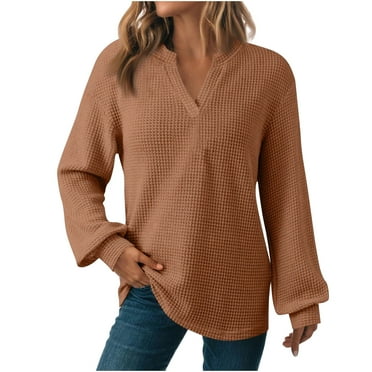 Fashion Fall Saving Light Long Sleeve Tops for Women Fall Women's Shirts Casual Pullover Oversized Tops for Women Long Sleeve My Order My Items