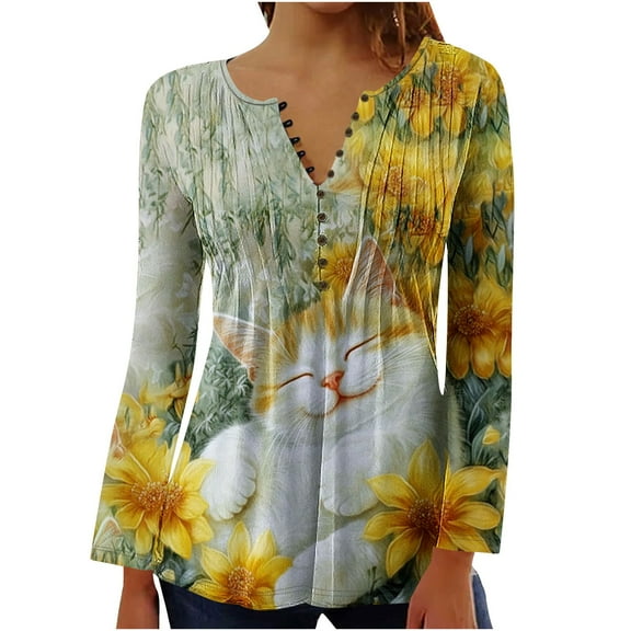 Lightweight Long Sleeve Shirts for Women Spring Women's Shirts Spring Pullover Spring Tshirts Shirts for Women My Items