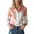thumbnail image 1 of Long Sleeve Blouses Work Womens Tops Pullover Oversized Tops My Items My Order, 1 of 5