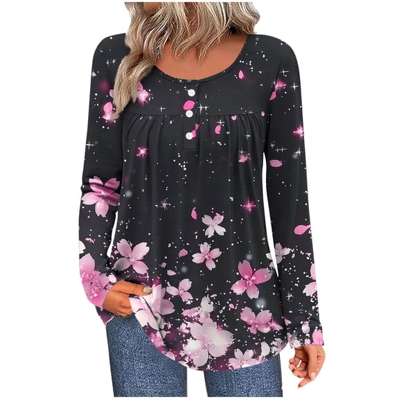 Fashion Fall Saving Long Sleeve Blouses for Women Fall T Shirts for Women Trendy Fitted Pullover Fall Tshirts for Women Cheap My Order My Items