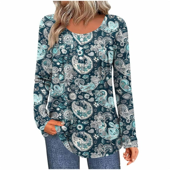 Long Sleeve Fall Tops for Women 2025 Womens T Shirts Casual Loose Fit Pullover Shirts for Women My Order My Items
