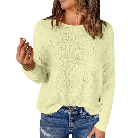 Fashion Fall Saving Long Sleeve Going out Tops for Women Plus Women's Shirts Casual Plus Size Pullover Plus Size Tops for Women Fall My Items My Order