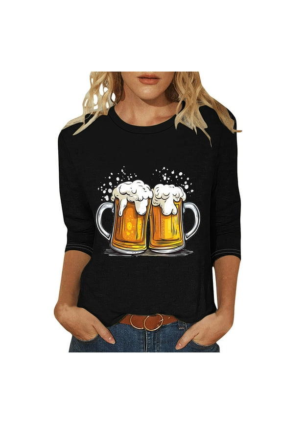 My Items Women's Fall Tunic Tops Women's Top Tops for Women Trendy 3/4 Sleeve Casual Womens Blouses Fall Boho Reorders