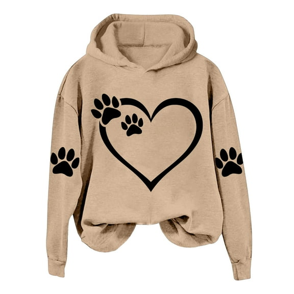 Pohista Cute Hoodies for Teens Women's Tops Light Long Sleeve Tops for Women Fall Women's Fall Blouses with Sleeves My Order