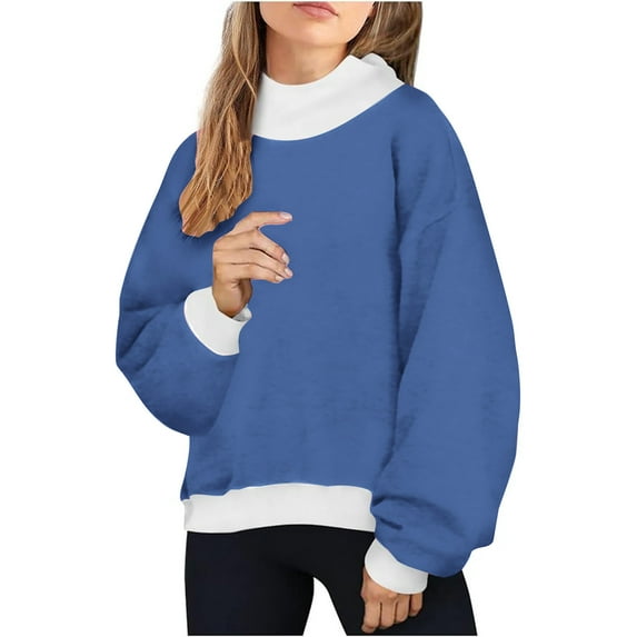 Pohista Sweatshirts Women's Shirts Women's Fall Blouses Long Sleeve Fall Shirts for Women Vneck My Items