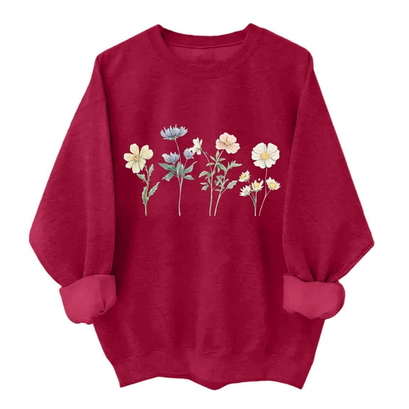 Pohista Women's Pullover Shirts Women's Tops Casual Fall Women's Fall Tops Long Sleeve Womens Tops Loose Fit My Orders