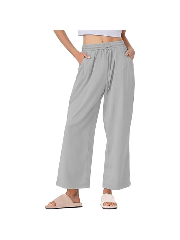Womens Trousers Petite Wide Leg Pants Women Petite Wide Leg Sweatpants Women Tall