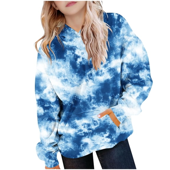 Sweatshirts for Kids Children's Shirt Long Sleeve Pattern T-shirt Printed Hooded Round Neck Short Top for Boys and Girls Sweatshirt My Items