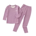 thumbnail image 1 of Two Piece Set for Kids Children's Warm Underwear Set Wool and Silk Fall Clothes and Pants Derong Girls' and Boys' Fall and Winter Home Wear My Items Ordered, 1 of 5