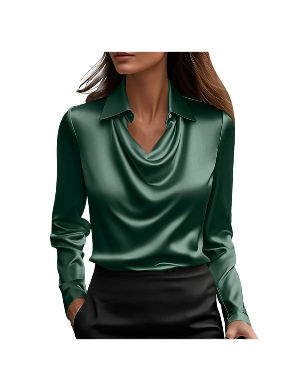 Women's Spring Blouses Long Sleeve Women's Tops Casual Pullover Womens Tops My Items