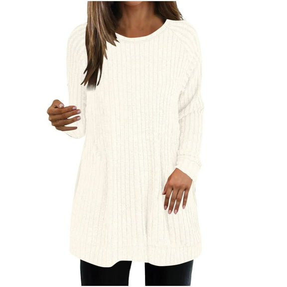 Women's Tee Shirts Long Sleeve Womens Tops Trendy Pullover Plus Size Blouses My Items