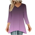 thumbnail image 1 of Fashion Fall Saving Women's Tops Long Sleeve Womens T Shirts Pullover Plus Size Shirts for Women My Items My Order, 1 of 6