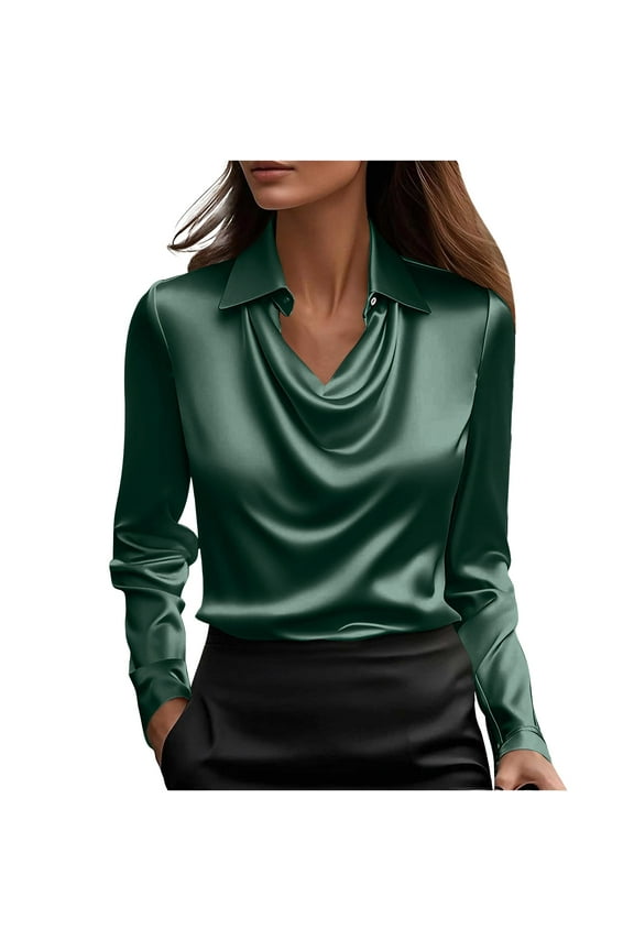 Womens Spring Shirts Long Sleeve Womens Tops Dressy Casual Pullover Plus Size Spring Clothes for Women 2026 My Items