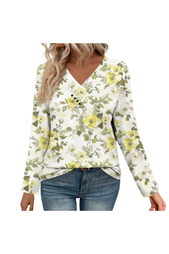 Womens Long Sleeve Graphic T Shirts Oversized Womens Shirts Casual Trendy Pullover Plus Size Blouses for Women My Items My Order