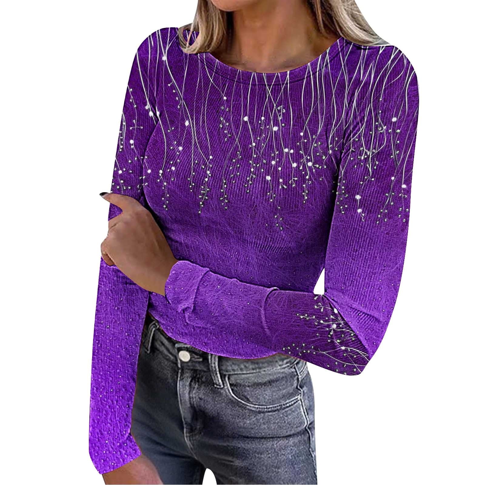 Womens Tops Casual Long Sleeves Womens Tops Casual V Neck Pullover Shirts Graphic My Order My Items