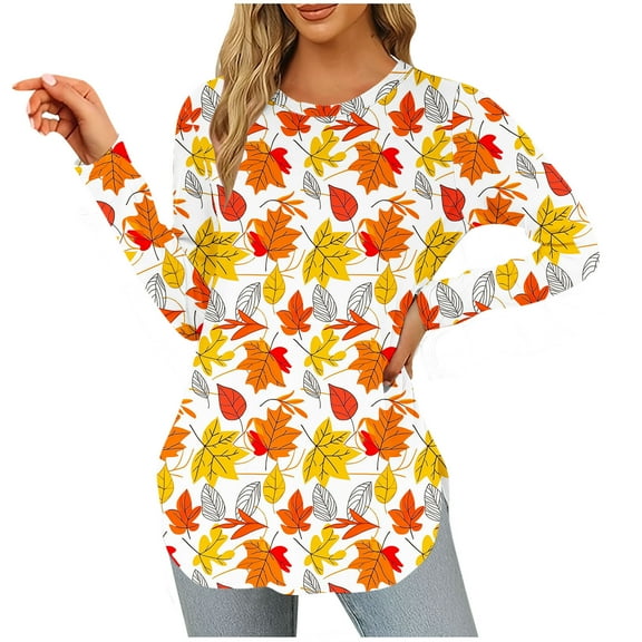Womens Tops Long Sleeves Casual Womens Tops Pullover Shirts for Women Graphic My Items My Order