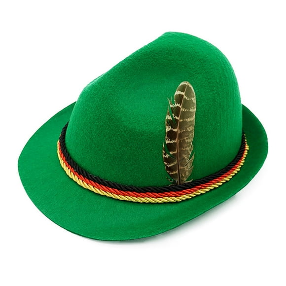 Fashion Felt Fedora Hat Wide Oktoberfest German Jazz Hat