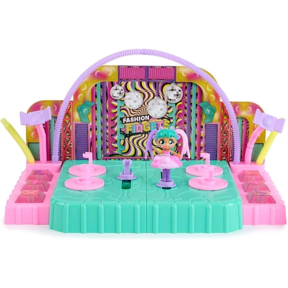 Fashion Fidgets Fashion Show Playset [2-in-1 Runway and Trading Board]