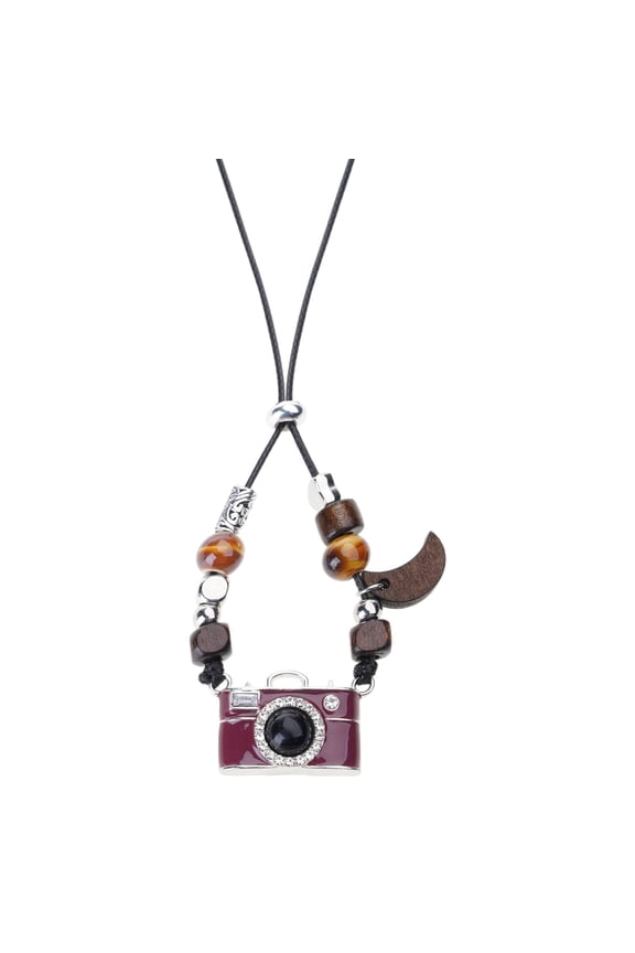 Fashion Film Camera Pendant With Adjustable Chain Vintage Designs Jewelry Accessory For Photographers