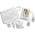 thumbnail image 1 of Fashion First Communion Girl Six Piece White Purse Set (6.5 X 5.5) Made In Taiwan gp877, 1 of 4