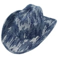thumbnail image 1 of Fashion Flat Top Sequin Cowboy Hat For Outdoor Travel And Street Style Dress Wear, 1 of 7