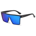 thumbnail image 1 of Fashion Flat Top Square Sunglasses Vintage Oversized Square Sun Glasses For Women Men Outdoor Streetwear Glasses Anti-UV Shades Goggles UV400, 1 of 9