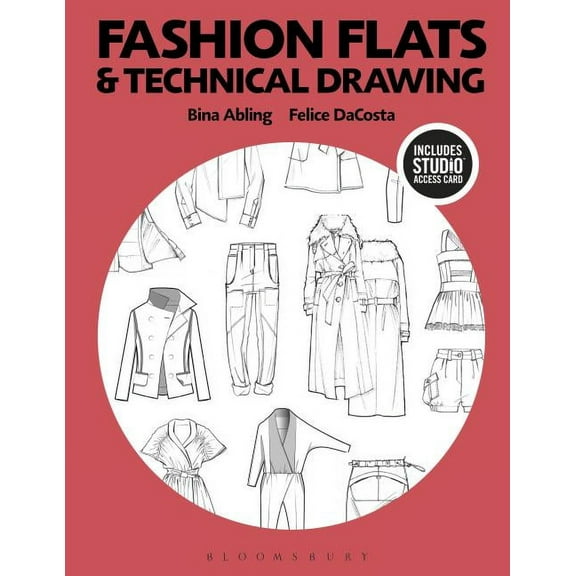 Fashion Flats and Technical Drawing: Bundle Book + Studio Access Card (Other)
