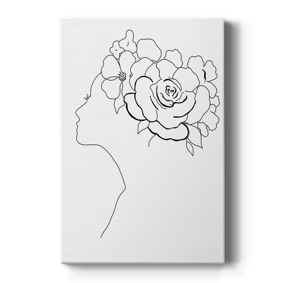 Fashion Floral Sketch II Premium Gallery Wrapped Canvas - Ready to Hang