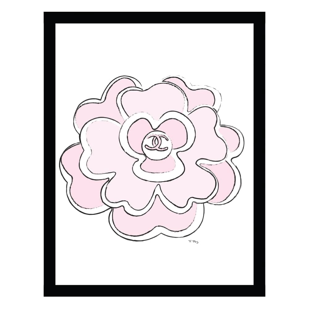 Fashion Flower Framed Print