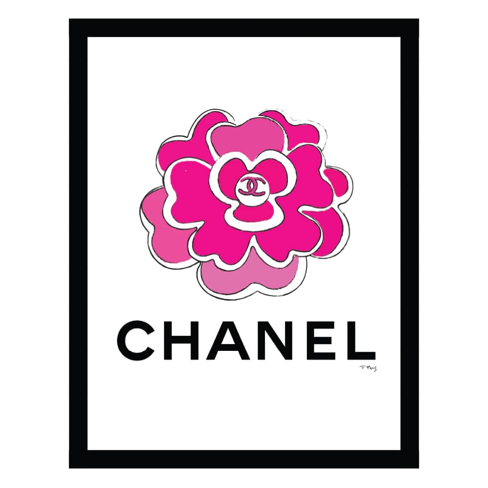 Fashion Flower Framed Print