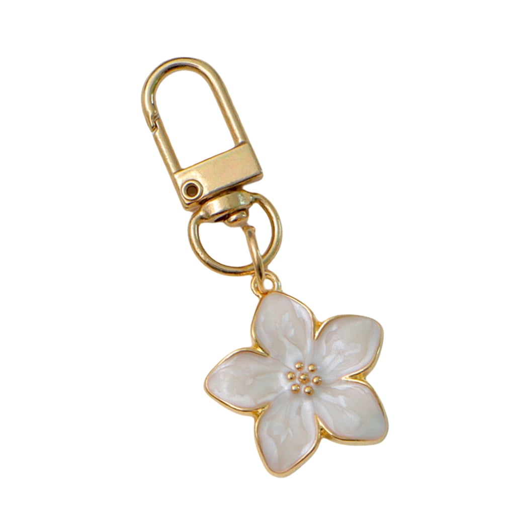 Key Racks Flowetr Fashion Flower Keychain Accessory Portable Key Holder Trendy Bag Charm ...