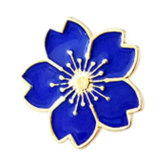 Fashion Flower Metal Brooch Pin Women Sweater Shirt Collar Badge Decor Jewelry