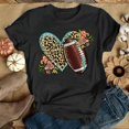 thumbnail image 1 of Fashion Football Leopard Heart Print T Shirts Women Summer Cool Short Sleeve Ladies Crew Neck Harajuku Tops For Teens, 1 of 5