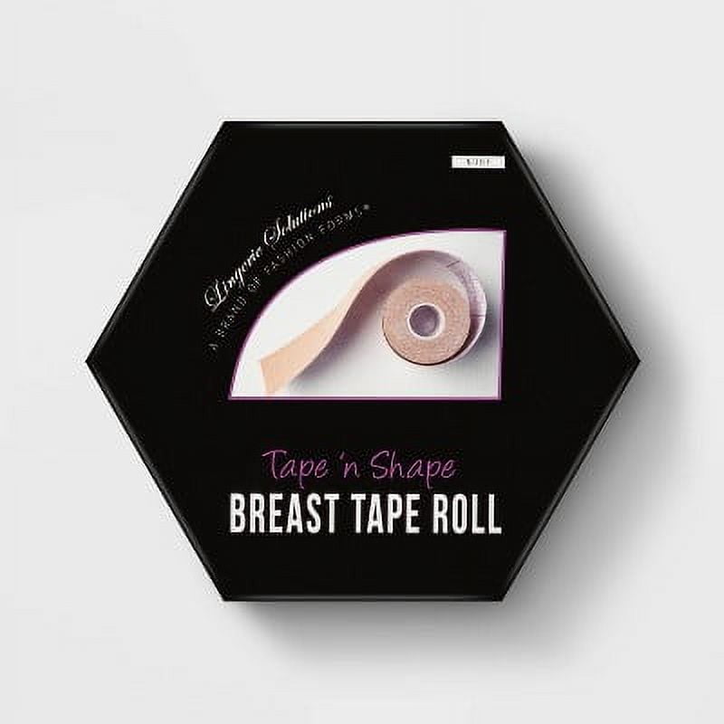 Boobas Sticky Bra Lift Women's Shaping Breast Tape - Skin-Safe Adhesive For Plunging Necklines & Backless Dresses For Large Breasts Boobas Sticky Bra Lift Women's Shaping Breast Tape - Skin-Safe Adhesive For Plunging Necklines & Backless Dresses For Large Breasts