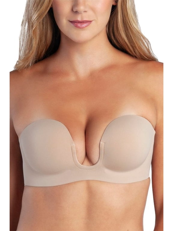 Womens Voluptuous U Plunge Backless Strapless Bra Style-29710