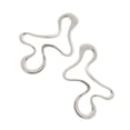 thumbnail image 1 of Fashion Forward Geometric Metal Earrings With Irregular Cutouts Women Jewelry Gift, 1 of 17