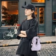 thumbnail image 1 of Fashion-Forward Sling Backpack Adjustable Strap & Modern Look,Essential Everyday Sling Simple,Functional & Timeless,Universal Cross-body Carryall for Phone,Wallet ,Keys(Purple), 1 of 7