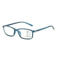 thumbnail image 1 of Fashion Frame Simple Vintage Anti-Blue Light Reading Glasses Progressive Multifocal Ultra Light Glasses BLUE STRENGTH 300, 1 of 7