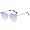 thumbnail image 1 of Frameless Sunglasses for Women and Men Fashion Metal Hollow Gradient Lens Sun Glasses for Outdoor Sports Travel Sun Protection and Party Gathering, 1 of 4