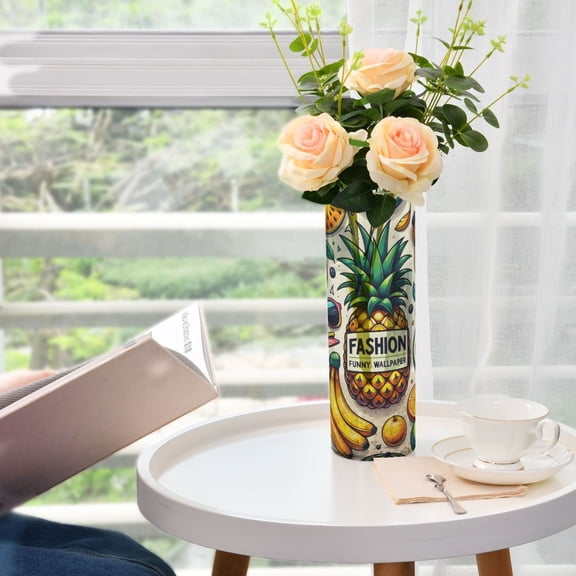 Fashion Fruits Vases for Flowers Modern Decorative Vase Home Decor for Bedroom Kitchen Living Room Centerpieces