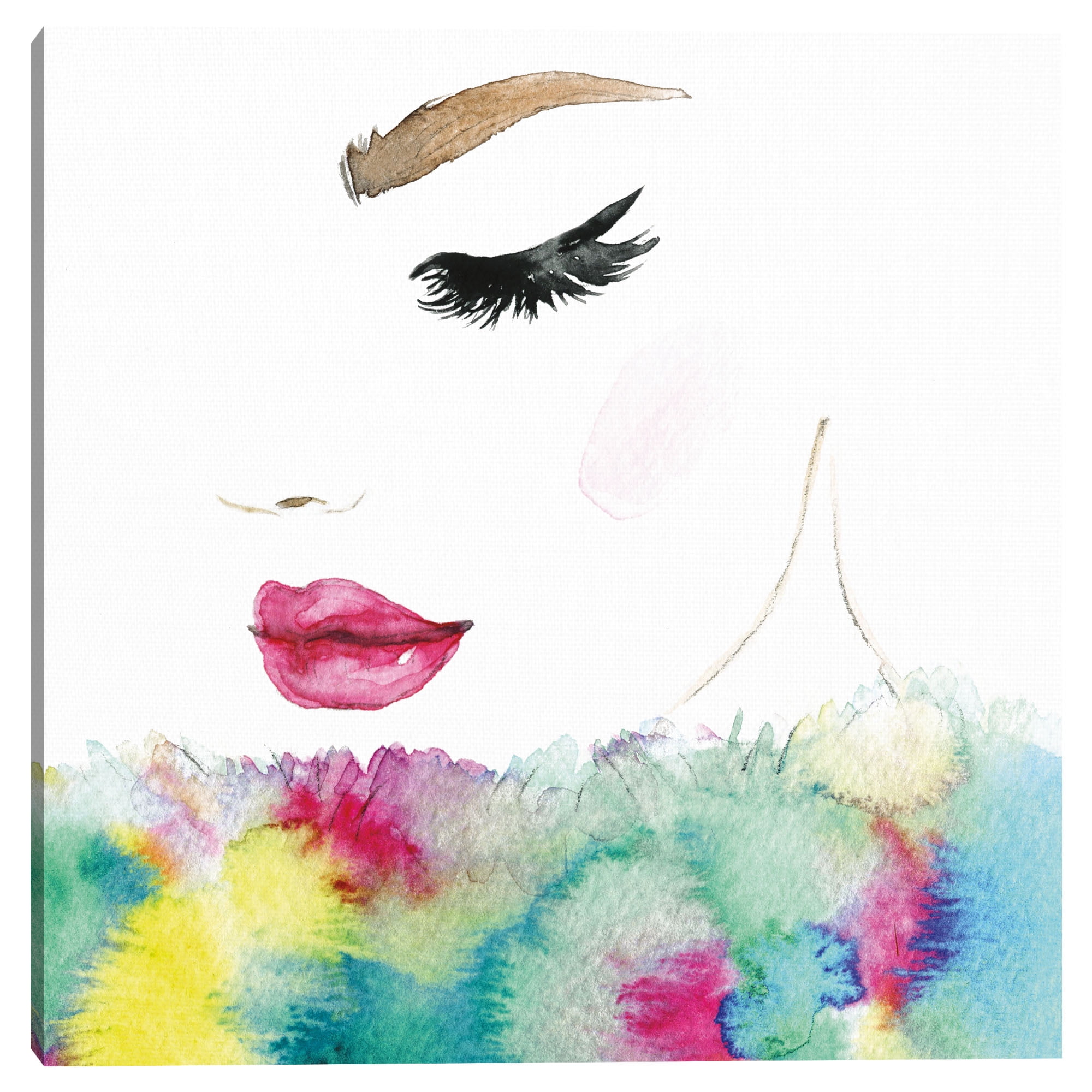 Fashion Gal I by Willow brook Fine Art Canvas Art Print, 1.5" x 30"