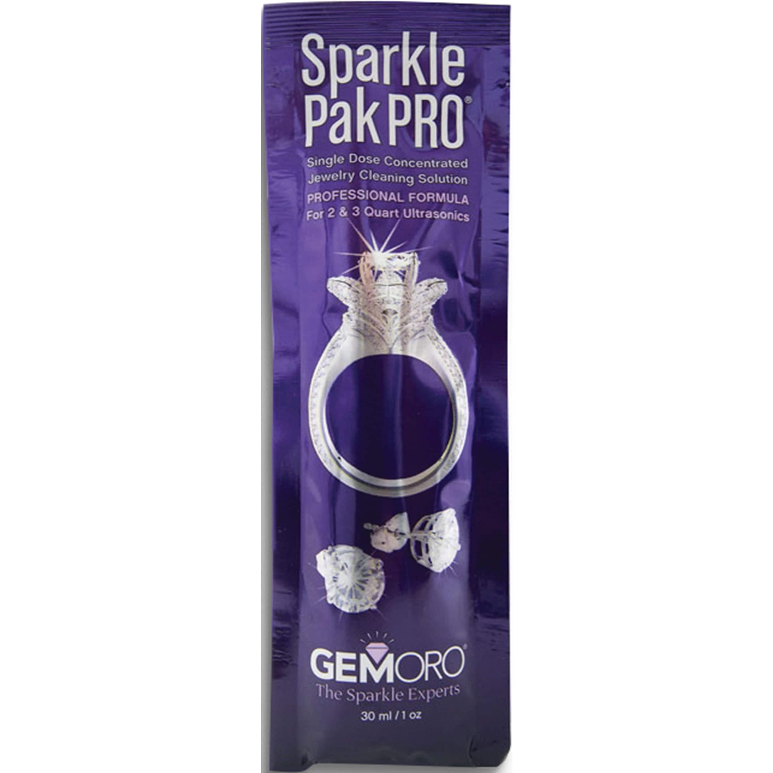 Fashion Gemoro Pkg/24 Sparkle Pak Pro 2 To 3 Qt Ultrasonic Cleaning Solution (6 X 2) Made In United States jt4723