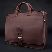 Fashion Genuine Leather Mens Briefcase