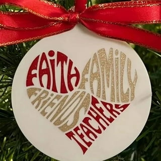 Ikohbadg Christmas Tree Ornament,Great Neighbors Are Hard To Find,Difficult  To Part with and Impossibled To forget,Gift To Your Neighbor Heart  Christmas Ornament 
