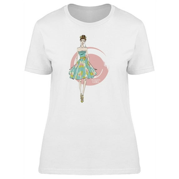 Fashion Girl Butterfly Skirt Tee Women's -Image by Shutterstock