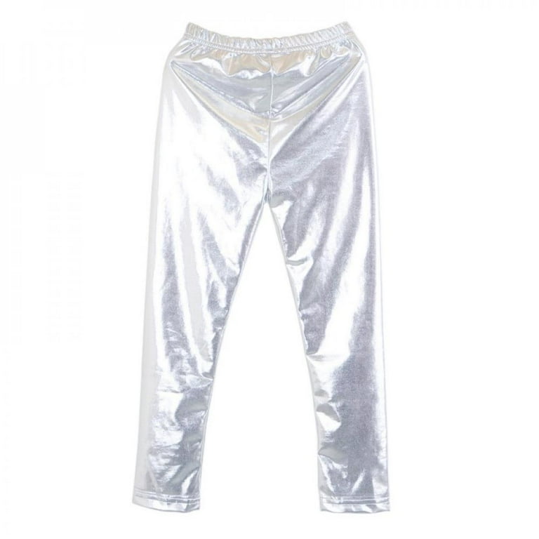 Fashion Girl Leggings New Baby Kids Metallic Ballet Toddler Pants Trouser