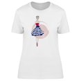 thumbnail image 1 of Fashion Girl Striped Skirt Tee Women's -Image by Shutterstock, 1 of 2