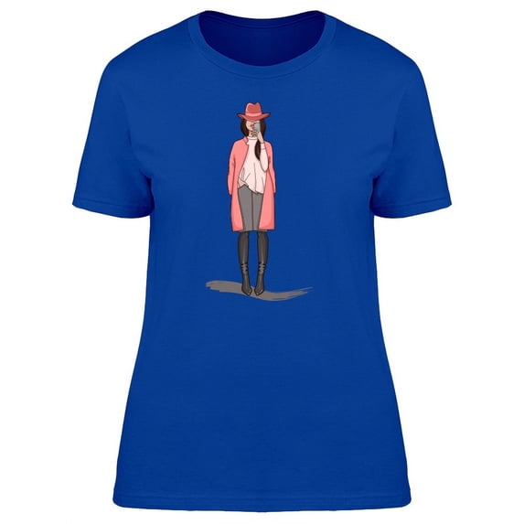 Fashion Girl Taking Selfie T-Shirt Women -Image by Shutterstock, Female Large
