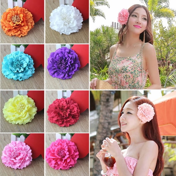 Fashion Girl Women Simulation Floral Flower Hairpin Hair Clip Hairband Gift